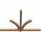 Ekena Millwork Redmond Smooth Timber Gable Bracket, Western Red Cedar, 84"W x 56"H x 3 1/2"D x 3 1/2"F, 16/12 Pitch GBW084X56X0404RED00SWR - alternate 5